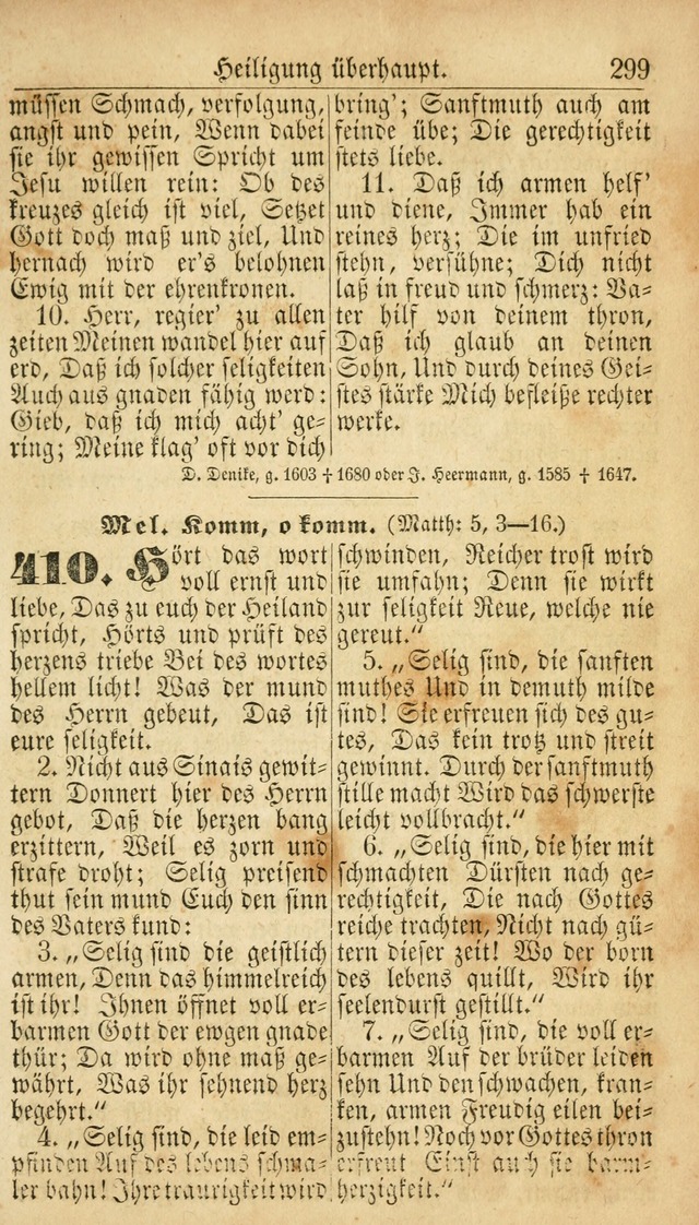 Deutsches Gesangbuch für die Evangelisch-Luterische Kirche in den Vereinigten Staaten: herausgegeben mit kirchlicher Genehmigung  page 299
