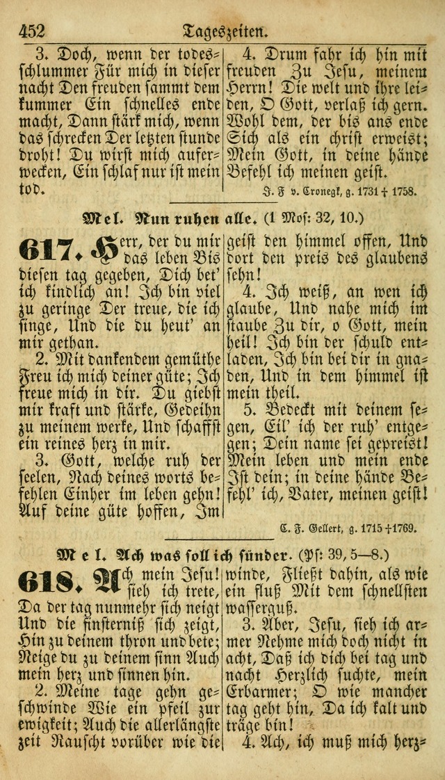 Deutsches Gesangbuch für die Evangelisch-Luterische Kirche in den Vereinigten Staaten: herausgegeben mit kirchlicher Genehmigung  page 452