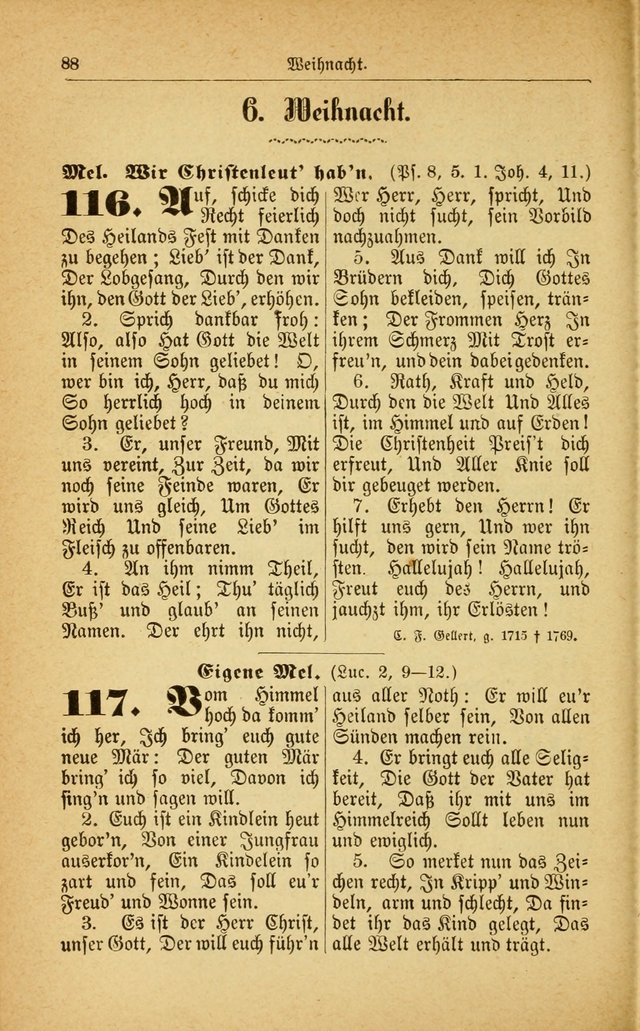 Deutsches Gesangbuch: für den Evangelisch-Lutherische Kirche in den Vereinigten Staaten herausgegen mit kirchlicher Genehmigung  page 142