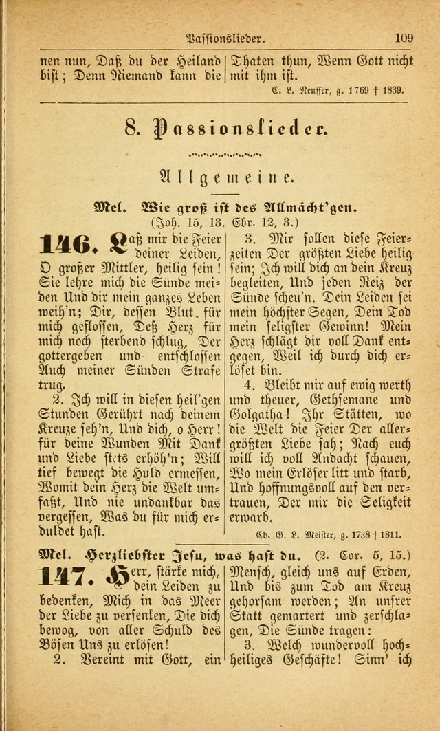 Deutsches Gesangbuch: für den Evangelisch-Lutherische Kirche in den Vereinigten Staaten herausgegen mit kirchlicher Genehmigung  page 163