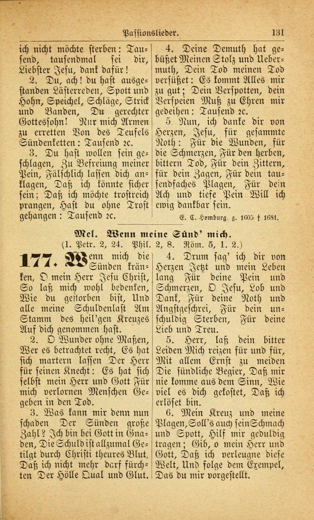 Deutsches Gesangbuch: für den Evangelisch-Lutherische Kirche in den Vereinigten Staaten herausgegen mit kirchlicher Genehmigung  page 185