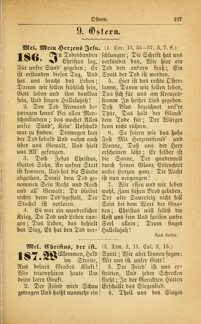 Deutsches Gesangbuch: für den Evangelisch-Lutherische Kirche in den Vereinigten Staaten herausgegen mit kirchlicher Genehmigung  page 191