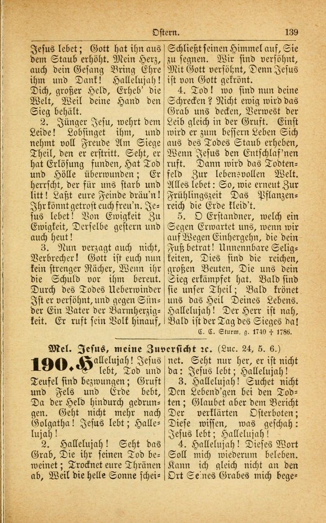 Deutsches Gesangbuch: für den Evangelisch-Lutherische Kirche in den Vereinigten Staaten herausgegen mit kirchlicher Genehmigung  page 193
