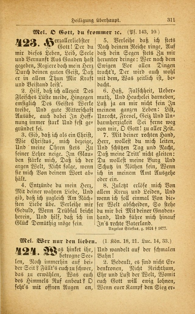 Deutsches Gesangbuch: für den Evangelisch-Lutherische Kirche in den Vereinigten Staaten herausgegen mit kirchlicher Genehmigung  page 365