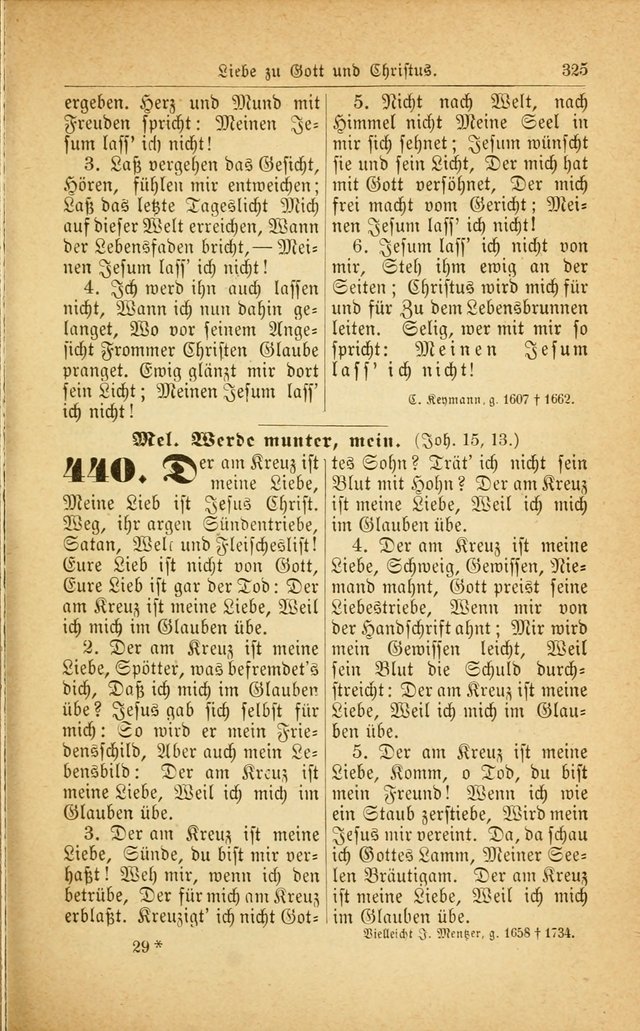 Deutsches Gesangbuch: für den Evangelisch-Lutherische Kirche in den Vereinigten Staaten herausgegen mit kirchlicher Genehmigung  page 379
