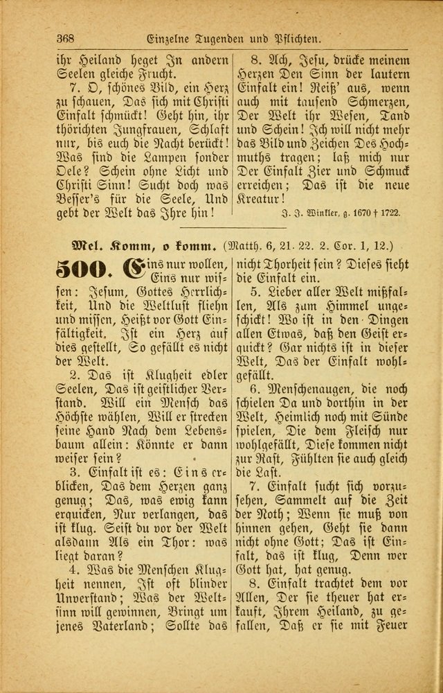 Deutsches Gesangbuch: für den Evangelisch-Lutherische Kirche in den Vereinigten Staaten herausgegen mit kirchlicher Genehmigung  page 422