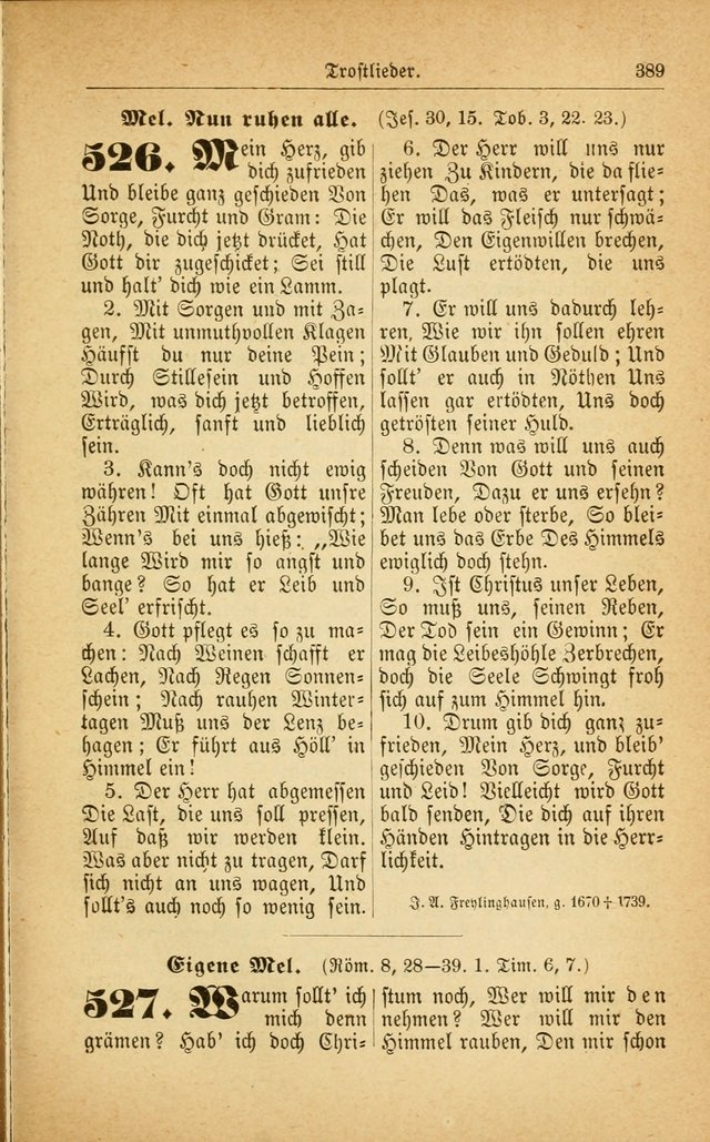 Deutsches Gesangbuch: für den Evangelisch-Lutherische Kirche in den Vereinigten Staaten herausgegen mit kirchlicher Genehmigung  page 443