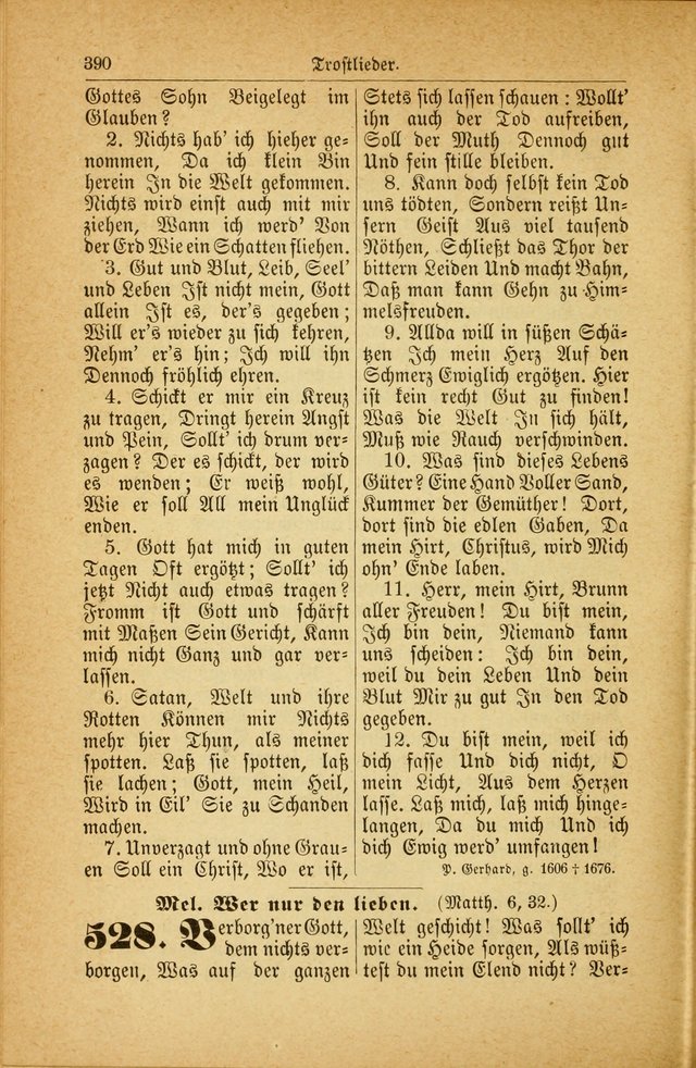 Deutsches Gesangbuch: für den Evangelisch-Lutherische Kirche in den Vereinigten Staaten herausgegen mit kirchlicher Genehmigung  page 444