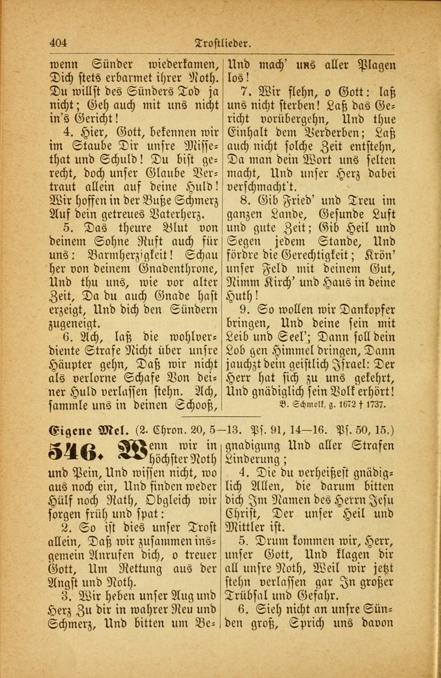 Deutsches Gesangbuch: für den Evangelisch-Lutherische Kirche in den Vereinigten Staaten herausgegen mit kirchlicher Genehmigung  page 458