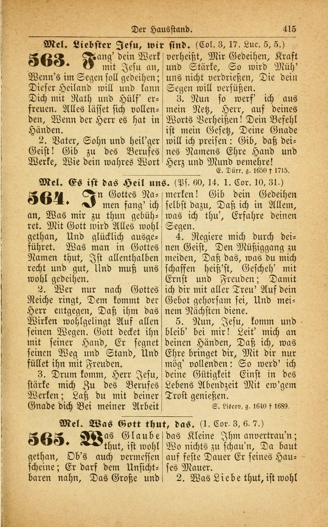 Deutsches Gesangbuch: für den Evangelisch-Lutherische Kirche in den Vereinigten Staaten herausgegen mit kirchlicher Genehmigung  page 469