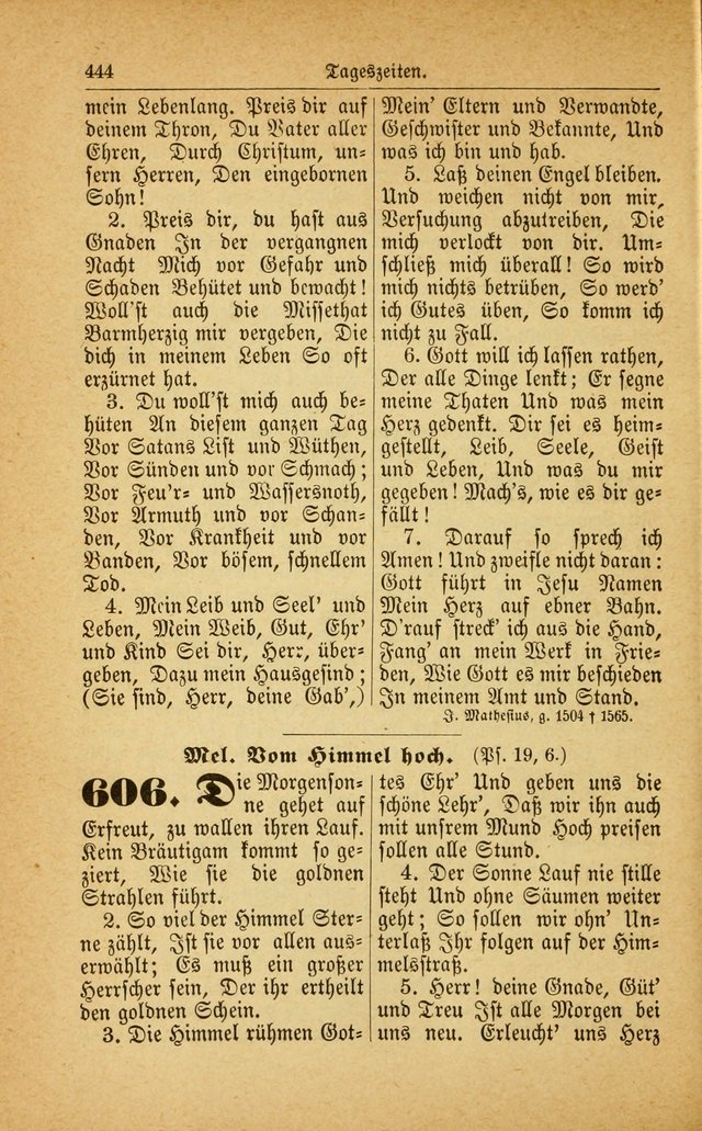 Deutsches Gesangbuch: für den Evangelisch-Lutherische Kirche in den Vereinigten Staaten herausgegen mit kirchlicher Genehmigung  page 498