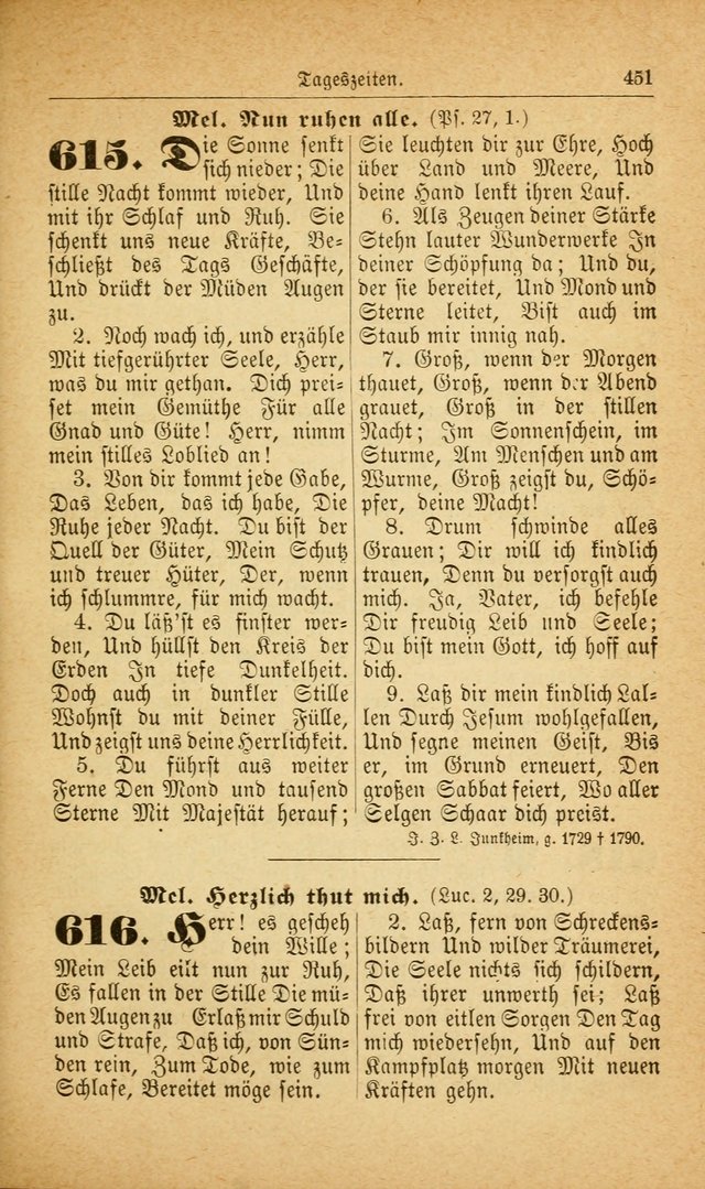 Deutsches Gesangbuch: für den Evangelisch-Lutherische Kirche in den Vereinigten Staaten herausgegen mit kirchlicher Genehmigung  page 505