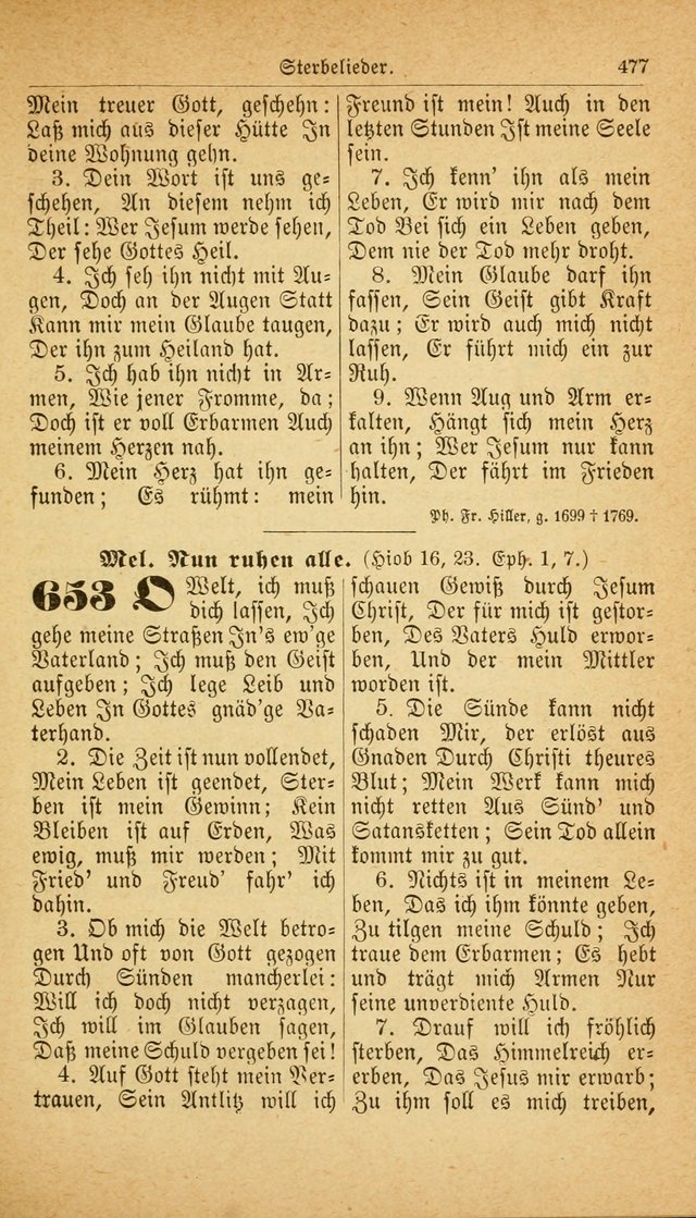 Deutsches Gesangbuch: für den Evangelisch-Lutherische Kirche in den Vereinigten Staaten herausgegen mit kirchlicher Genehmigung  page 531