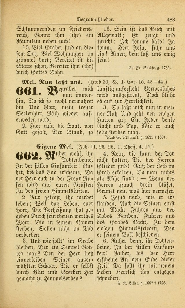 Deutsches Gesangbuch: für den Evangelisch-Lutherische Kirche in den Vereinigten Staaten herausgegen mit kirchlicher Genehmigung  page 537