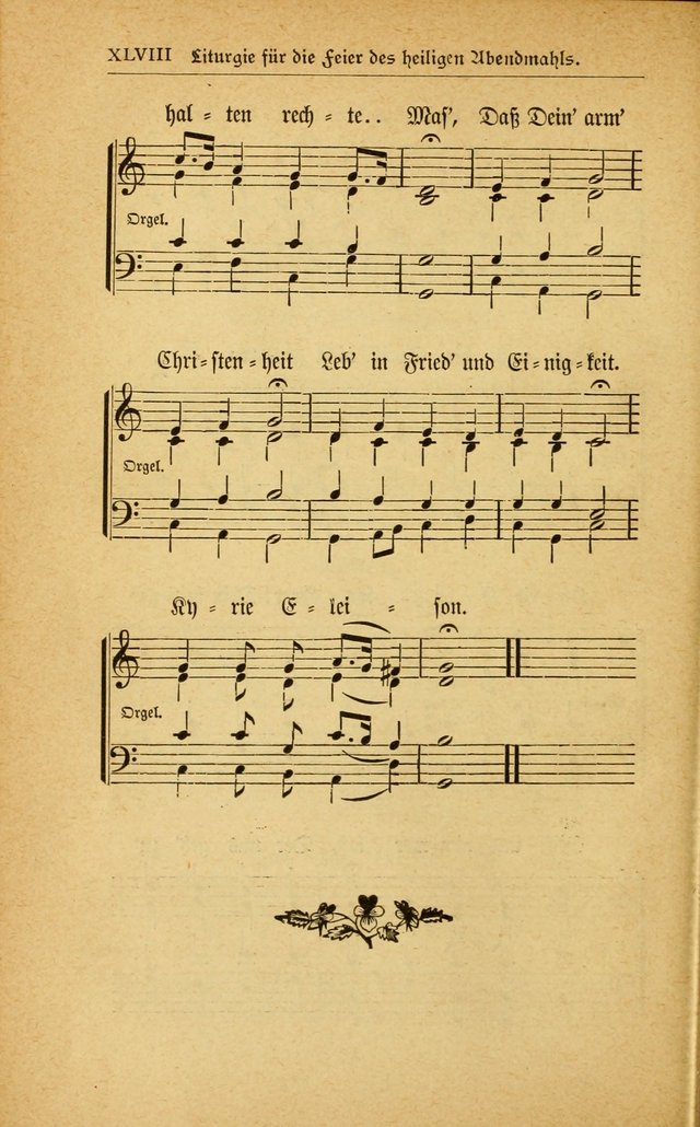 Deutsches Gesangbuch: für den Evangelisch-Lutherische Kirche in den Vereinigten Staaten herausgegen mit kirchlicher Genehmigung  page 54
