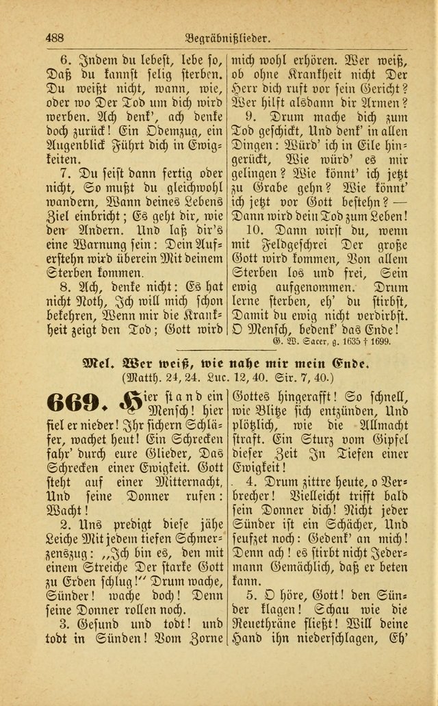 Deutsches Gesangbuch: für den Evangelisch-Lutherische Kirche in den Vereinigten Staaten herausgegen mit kirchlicher Genehmigung  page 542