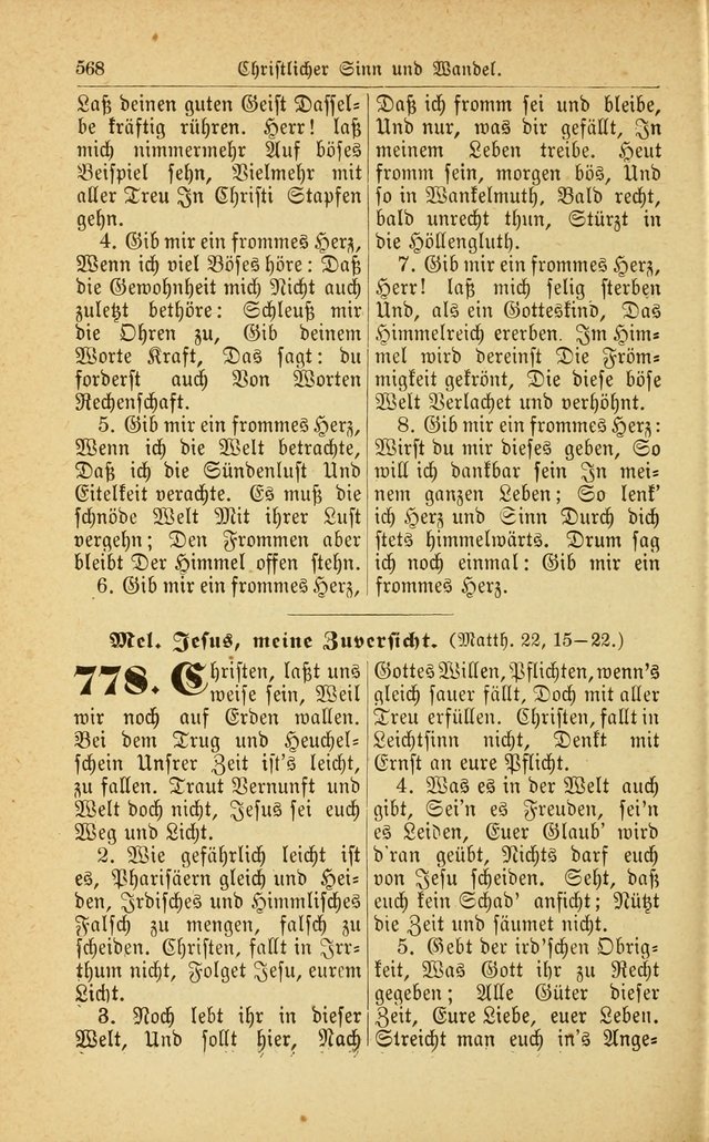 Deutsches Gesangbuch: für den Evangelisch-Lutherische Kirche in den Vereinigten Staaten herausgegen mit kirchlicher Genehmigung  page 622
