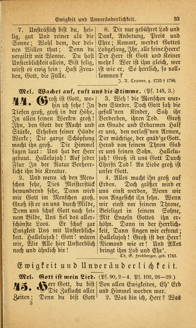 Deutsches Gesangbuch: für den Evangelisch-Lutherische Kirche in den Vereinigten Staaten herausgegen mit kirchlicher Genehmigung  page 87