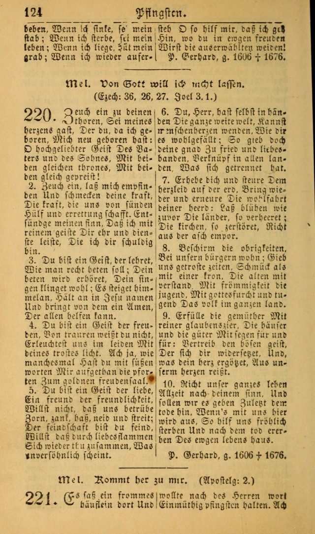 Deutsches Gesangbuch für die Evangelisch-Luterische Kirche in den Vereinigten Staaten: herausgegeben mit kirchlicher Genehmigung (22nd aufl.) page 126