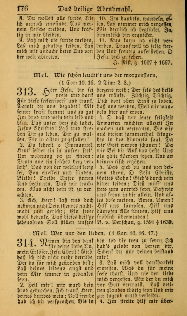 Deutsches Gesangbuch für die Evangelisch-Luterische Kirche in den Vereinigten Staaten: herausgegeben mit kirchlicher Genehmigung (22nd aufl.) page 178
