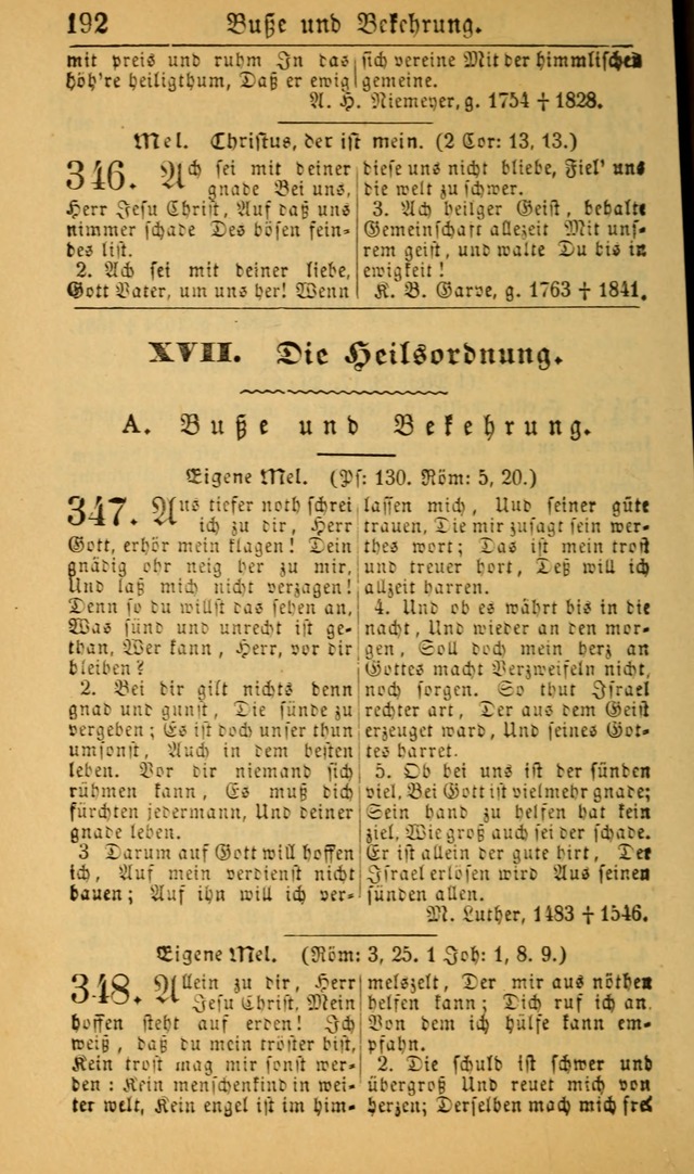 Deutsches Gesangbuch für die Evangelisch-Luterische Kirche in den Vereinigten Staaten: herausgegeben mit kirchlicher Genehmigung (22nd aufl.) page 194