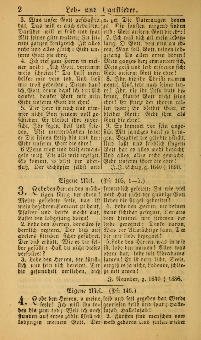 Deutsches Gesangbuch für die Evangelisch-Luterische Kirche in den Vereinigten Staaten: herausgegeben mit kirchlicher Genehmigung (22nd aufl.) page 2
