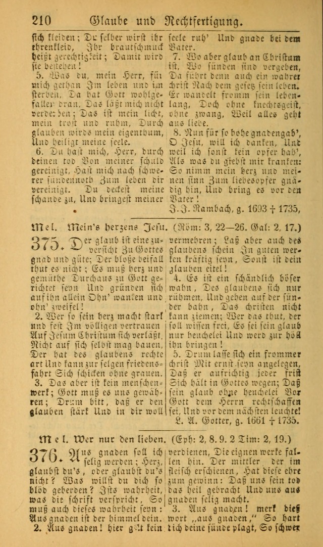 Deutsches Gesangbuch für die Evangelisch-Luterische Kirche in den Vereinigten Staaten: herausgegeben mit kirchlicher Genehmigung (22nd aufl.) page 212
