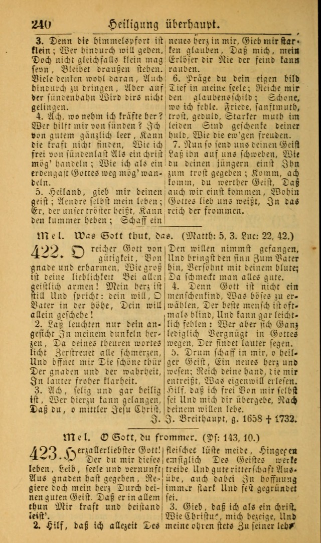 Deutsches Gesangbuch für die Evangelisch-Luterische Kirche in den Vereinigten Staaten: herausgegeben mit kirchlicher Genehmigung (22nd aufl.) page 242
