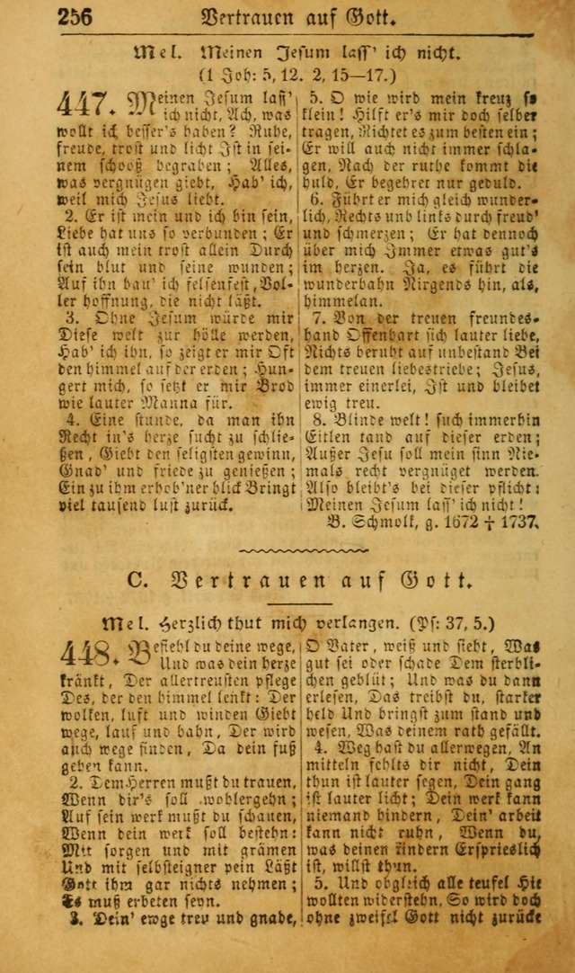 Deutsches Gesangbuch für die Evangelisch-Luterische Kirche in den Vereinigten Staaten: herausgegeben mit kirchlicher Genehmigung (22nd aufl.) page 258