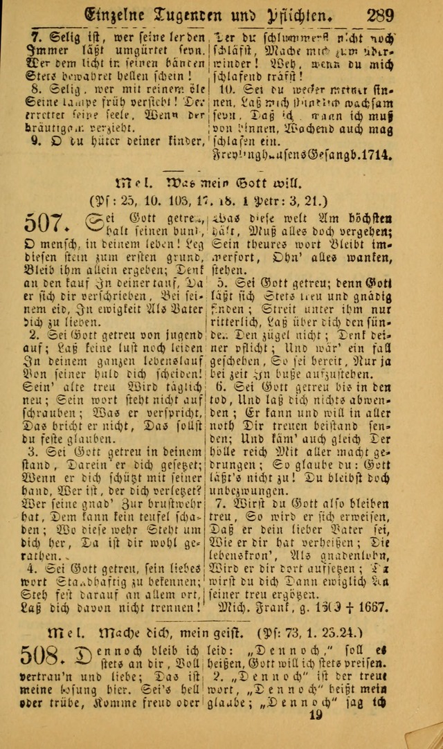 Deutsches Gesangbuch für die Evangelisch-Luterische Kirche in den Vereinigten Staaten: herausgegeben mit kirchlicher Genehmigung (22nd aufl.) page 291