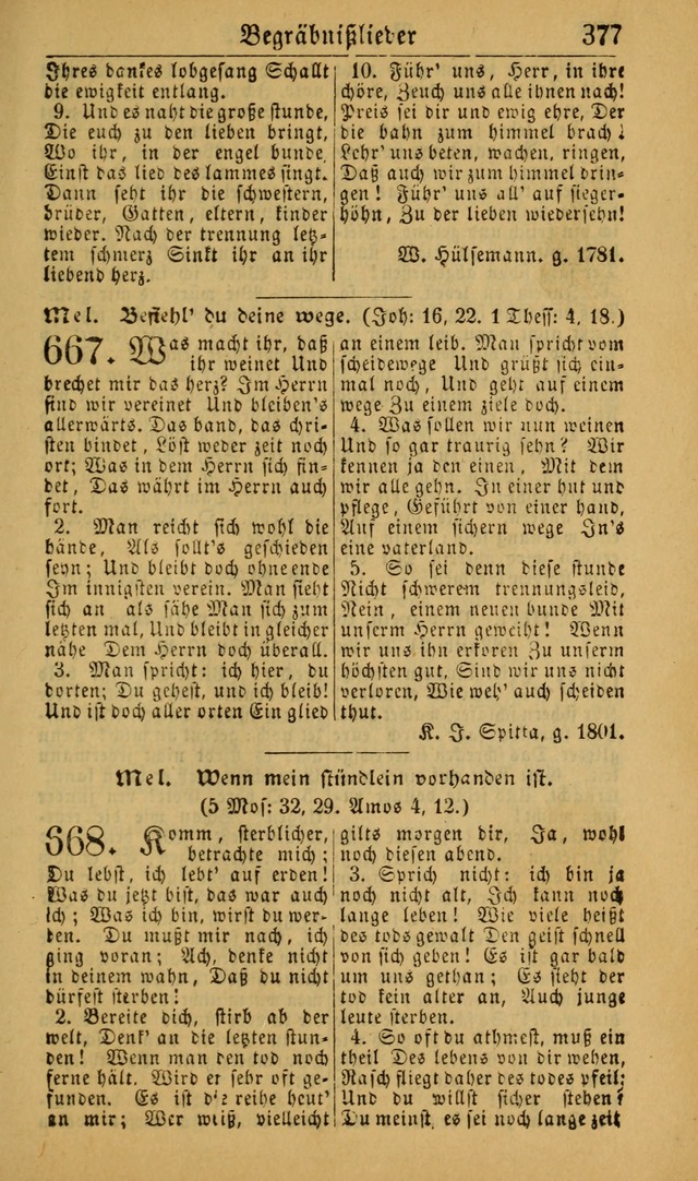 Deutsches Gesangbuch für die Evangelisch-Luterische Kirche in den Vereinigten Staaten: herausgegeben mit kirchlicher Genehmigung (22nd aufl.) page 379