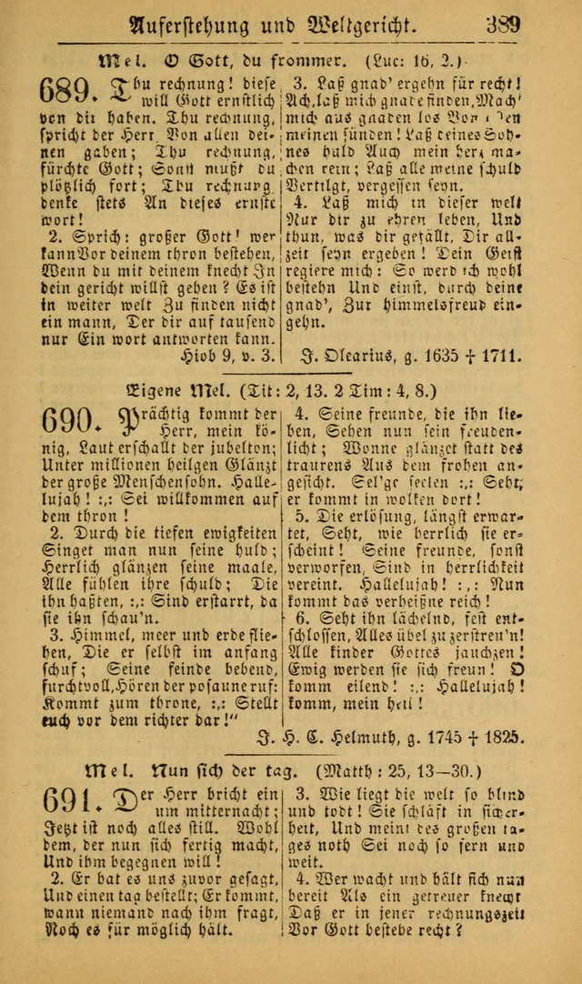 Deutsches Gesangbuch für die Evangelisch-Luterische Kirche in den Vereinigten Staaten: herausgegeben mit kirchlicher Genehmigung (22nd aufl.) page 391
