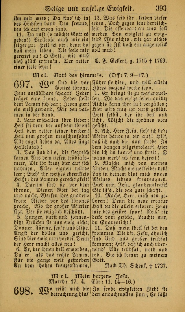 Deutsches Gesangbuch für die Evangelisch-Luterische Kirche in den Vereinigten Staaten: herausgegeben mit kirchlicher Genehmigung (22nd aufl.) page 395