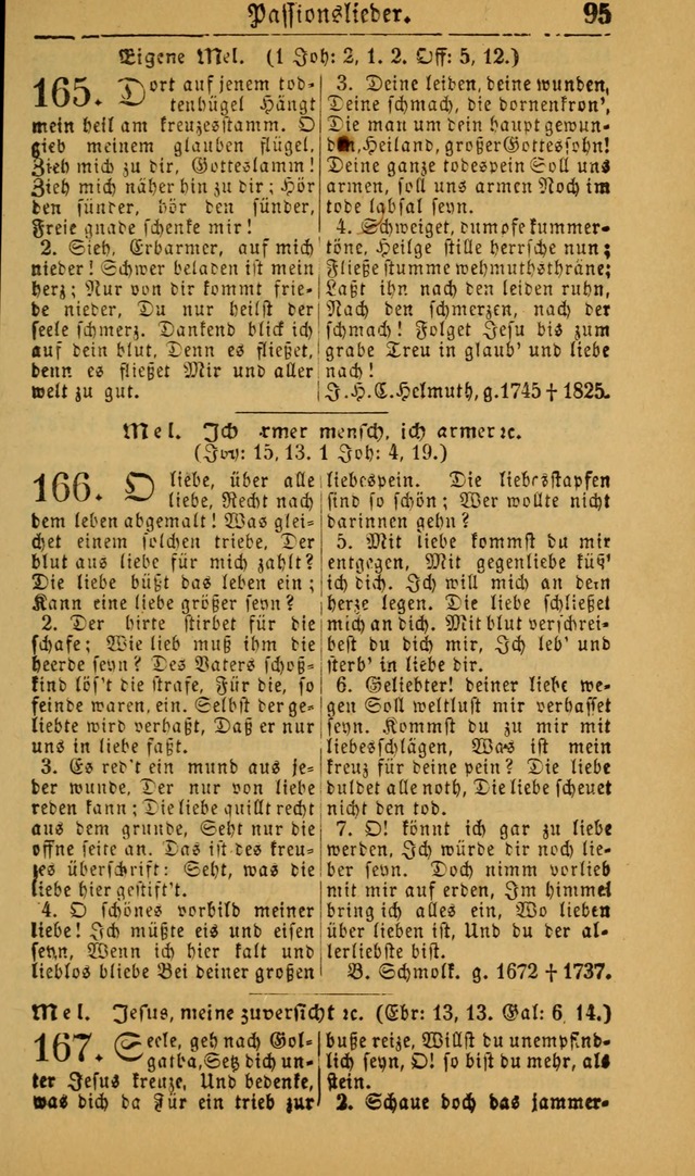 Deutsches Gesangbuch für die Evangelisch-Luterische Kirche in den Vereinigten Staaten: herausgegeben mit kirchlicher Genehmigung (22nd aufl.) page 95