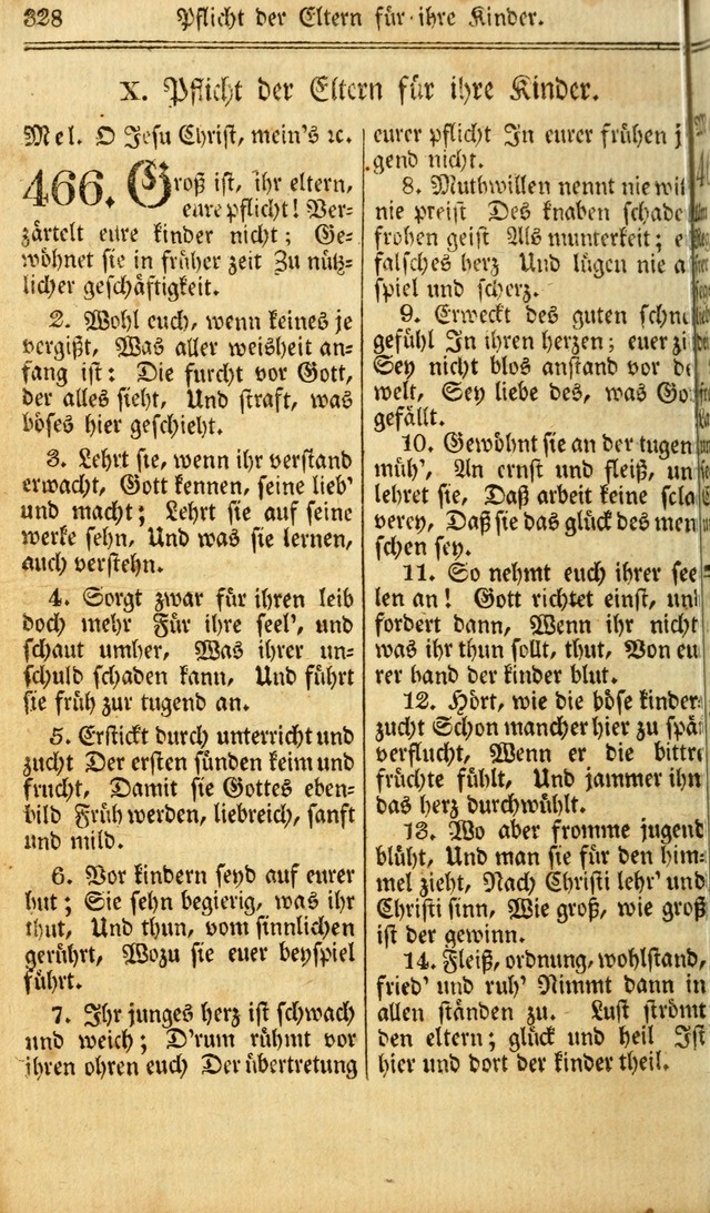 Das Gemeinschaftliche Gesangbuch: zum gottesdienstlichen Gebrauch der Lutherischen und Reformirten Gemeinden in Nord-America. (1st.. Aufl) page 328