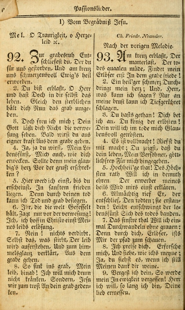 Das Gemeinschaftliche Gesangbuch: zum gottesdienstlichen Gebrauch der Lutherischen und Reformirten Gemeinden in Nord-America. (1st.. Aufl) page 68