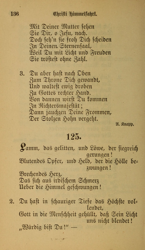 Die Glaubensharfe: Gesangbuch der deutschen Baptisten-Gemeinden. Herausgegeben auf Beschluß der Bundeskonferenz der Deutchen Baptisten-Gemeinden von America page 136