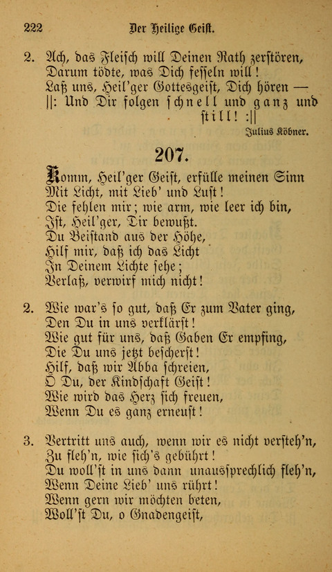 Die Glaubensharfe: Gesangbuch der deutschen Baptisten-Gemeinden. Herausgegeben auf Beschluß der Bundeskonferenz der Deutchen Baptisten-Gemeinden von America page 222