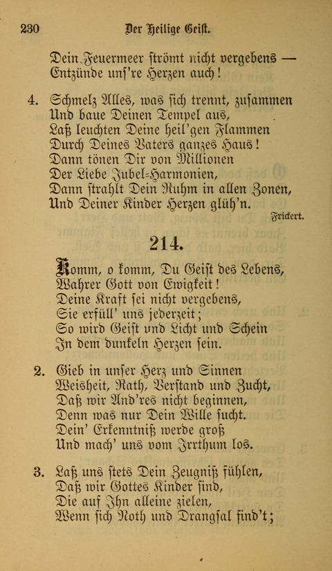 Die Glaubensharfe: Gesangbuch der deutschen Baptisten-Gemeinden. Herausgegeben auf Beschluß der Bundeskonferenz der Deutchen Baptisten-Gemeinden von America page 230