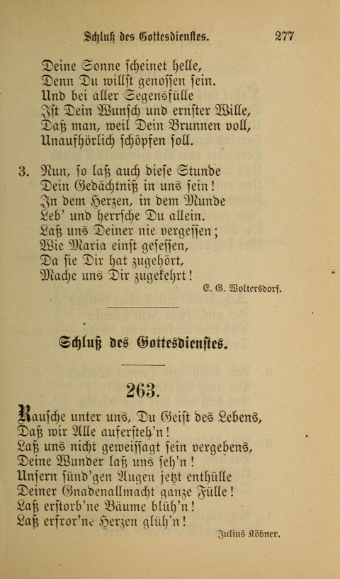 Die Glaubensharfe: Gesangbuch der deutschen Baptisten-Gemeinden. Herausgegeben auf Beschluß der Bundeskonferenz der Deutchen Baptisten-Gemeinden von America page 277