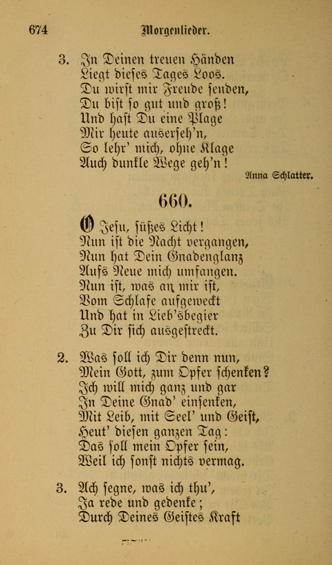 Die Glaubensharfe: Gesangbuch der deutschen Baptisten-Gemeinden. Herausgegeben auf Beschluß der Bundeskonferenz der Deutchen Baptisten-Gemeinden von America page 674