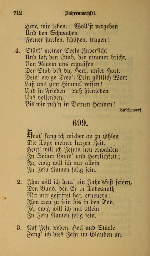 Die Glaubensharfe: Gesangbuch der deutschen Baptisten-Gemeinden. Herausgegeben auf Beschluß der Bundeskonferenz der Deutchen Baptisten-Gemeinden von America page 712