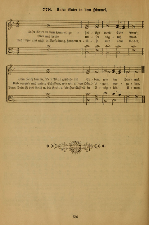 Die Glaubensharfe (With Melodies): Gesangbuch der deutschen Baptisten-Gemeinden. Herausgegeben auf Beschluß der Bundeskonferenz der Deutchen Baptisten-Gemeinden von America (2. ed) page 556