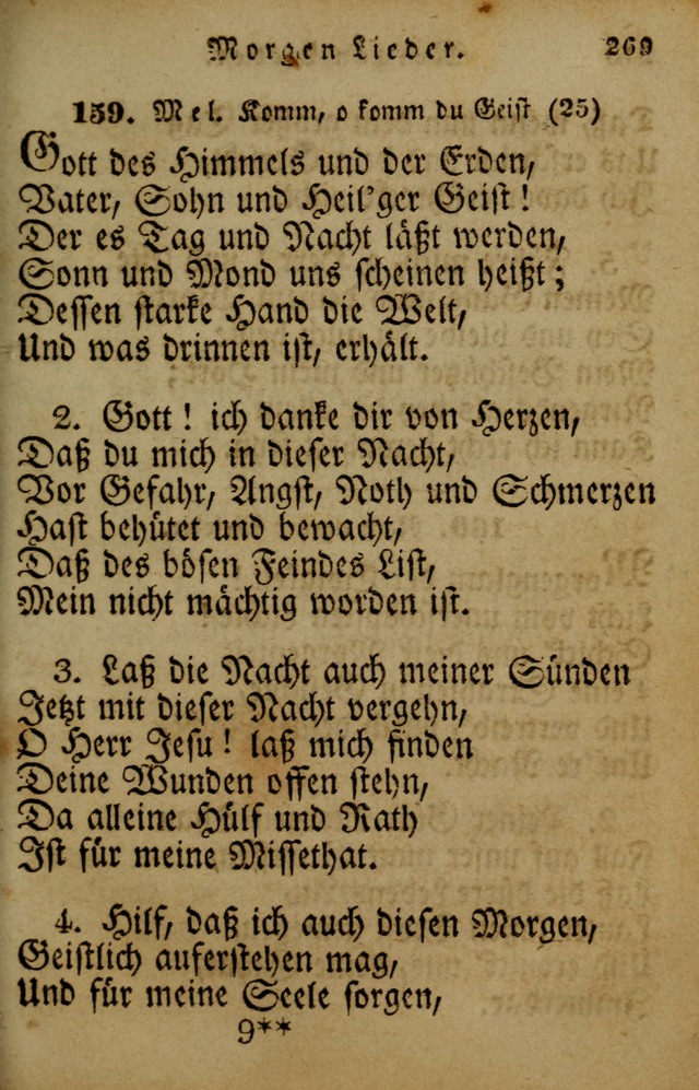 Die Gemeinschaftliche Liedersammlung: zum allgemeinen Gebrauch des wahren Gotrtesdienstes; mit einem inhalt sammt zweisachem Register versehen (4th Aufl) page 277