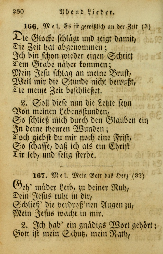 Die Gemeinschaftliche Liedersammlung: zum allgemeinen Gebrauch des wahren Gotrtesdienstes; mit einem inhalt sammt zweisachem Register versehen (4th Aufl) page 288