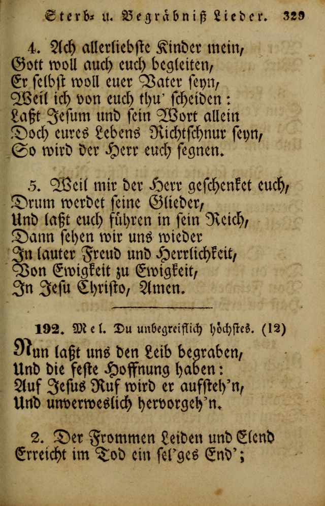 Die Gemeinschaftliche Liedersammlung: zum allgemeinen Gebrauch des wahren Gotrtesdienstes; mit einem inhalt sammt zweisachem Register versehen (4th Aufl) page 337