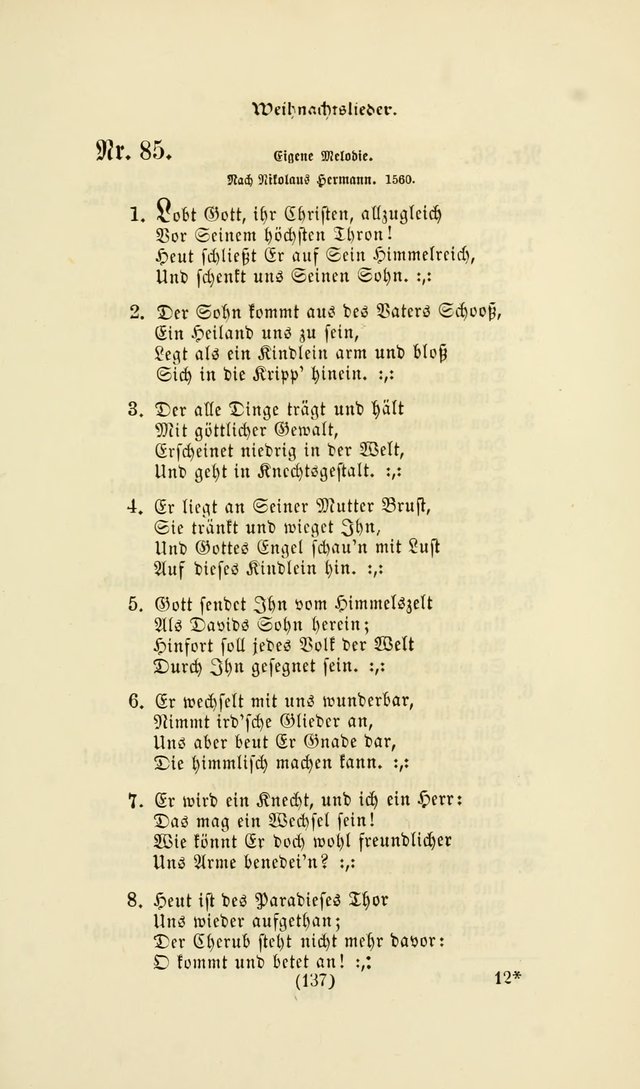 Deutsches Gesangbuch: eine auswahl geistlicher Lieder aus allen Zeiten der Christlichen Kirche page 134