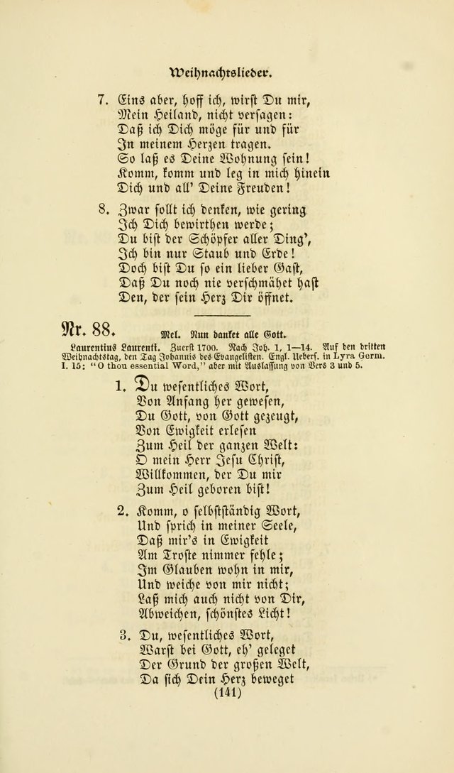 Deutsches Gesangbuch: eine auswahl geistlicher Lieder aus allen Zeiten der Christlichen Kirche page 138