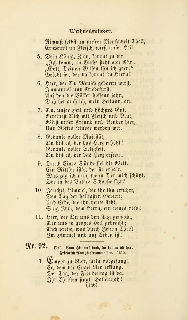 Deutsches Gesangbuch: eine auswahl geistlicher Lieder aus allen Zeiten der Christlichen Kirche page 143