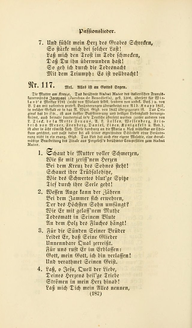 Deutsches Gesangbuch: eine auswahl geistlicher Lieder aus allen Zeiten der Christlichen Kirche page 179